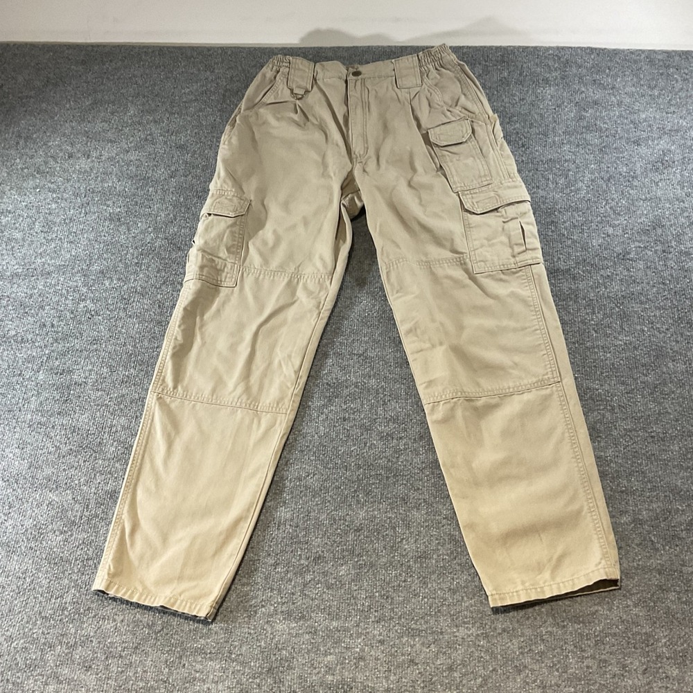 5.11 Tactical Series Womens Khaki Cargo Pants Size 10 Cotton Canvas 64355